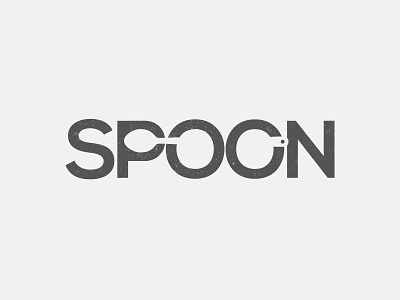 SPOON LOGOTYPE. branding design drawing dribbble flat icon illustration logo minimal type typography ui vector