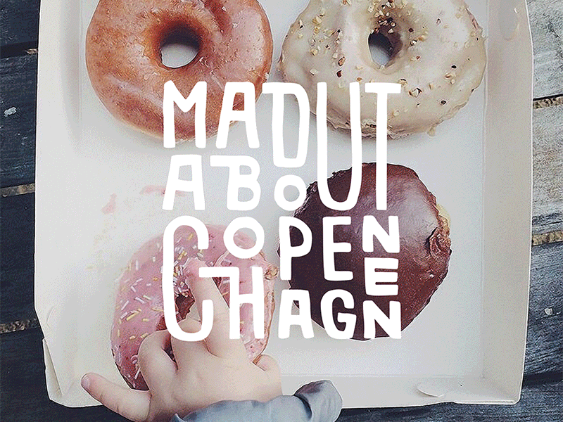 Mad About Copenhagen Logo lettering letteringlogo logodesign