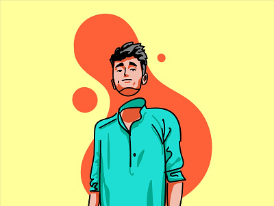 Self Portrait | Flat illustration