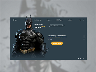 Action Figure Web Design