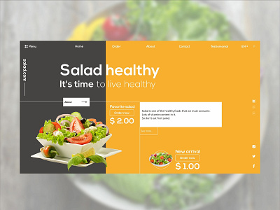 Salad Web Design