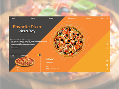 Pizza Web Design