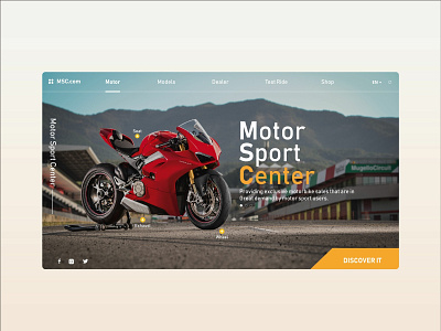 Ducati Motor Web Design app branding design icon identity ios minimal mobile ui ux web website