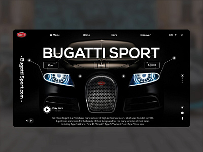 Bugatti Web Design