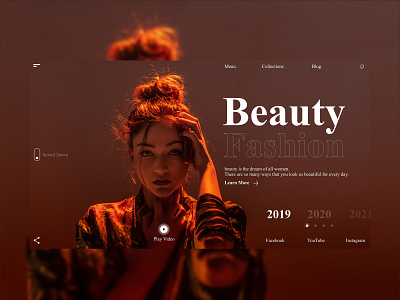 Beauty Web Design app branding design icon identity ios minimal mobile ui ux web website