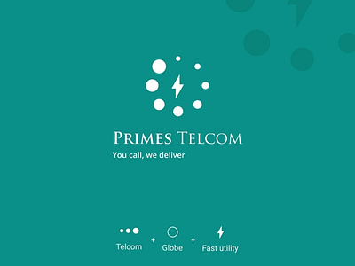 Primes Telcom adobe adobeillustator branding design logo typography