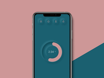 Timer app UI