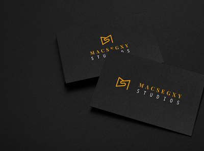 MacSegxy Studios Logo Mockup adobe adobeillustator app branding flat icon illustration logo minimal vector