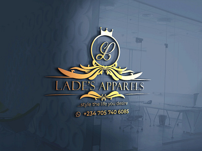 Lade Apparels Logo adobe adobeillustator branding design logo