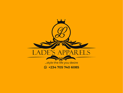 Lade s Apparel adobe adobeillustator branding design logo