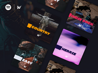 Spotify Playlists 🎧 artwork branding design graphic design logo music spotify ui