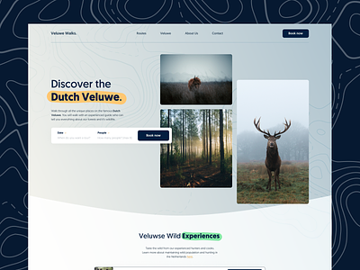 Dutch veluwe experience booking site.