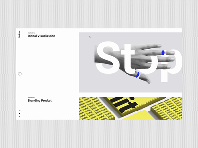 Struktur - Vertical Projects branding creative design graphic hello dribbble hover effect minimal modern motion portfolio ui ux webdesign website