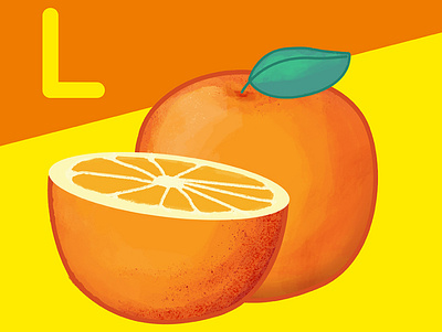 Orange fruit illustration laranja orange photoshop