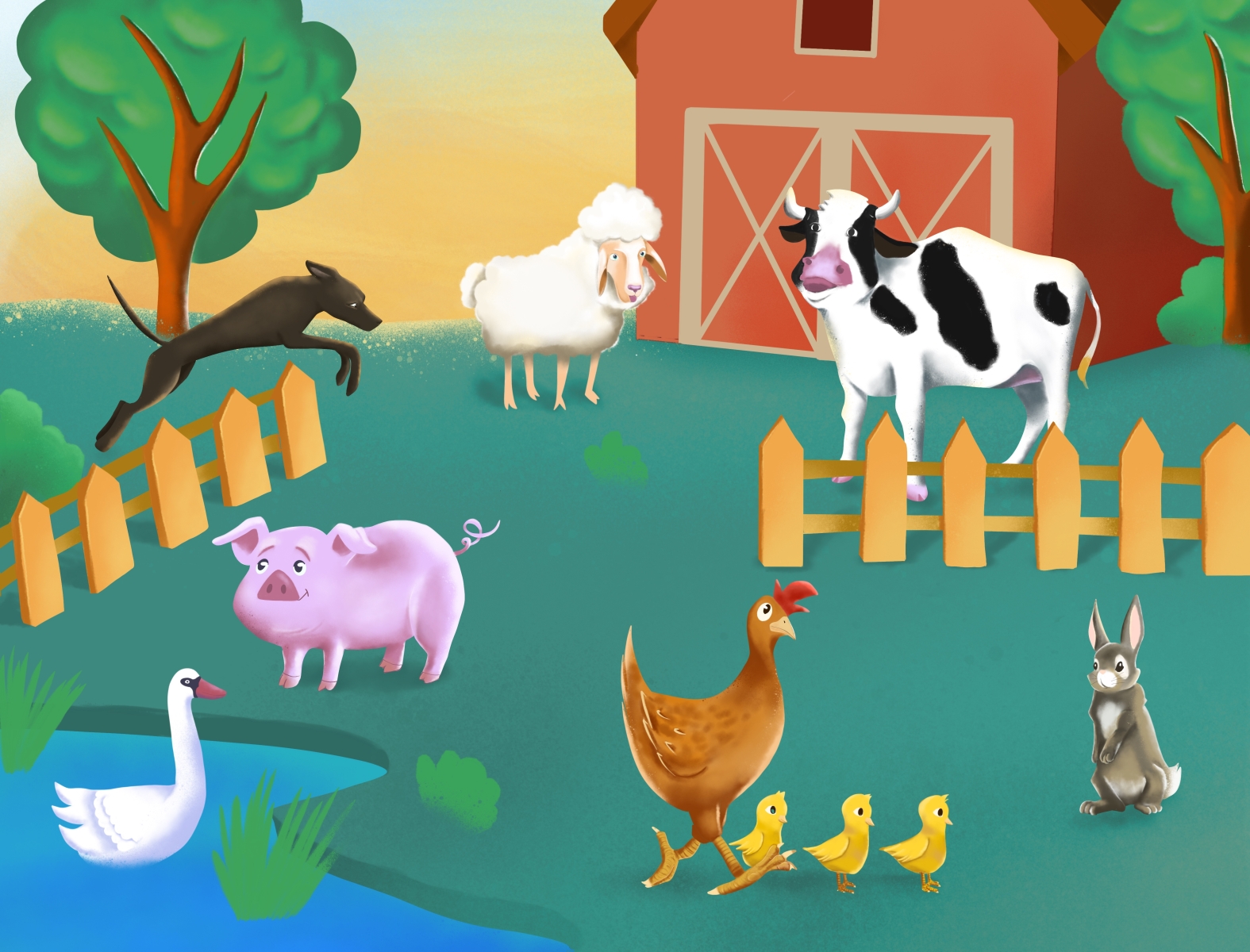 Farm by Rafael Ferraz on Dribbble