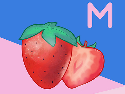 Strawberry illustration procreate strawberry