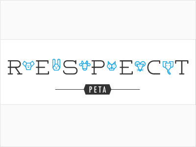 PETA Sticker - Respect