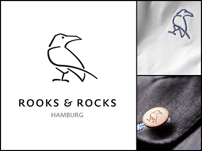 Rooks & Rocks Logo logo rook