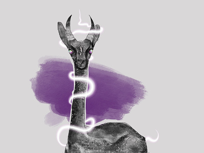 Impala animals animals logo dark art dark work deer illustration illustrator impala psychodelic trippy wildlife art