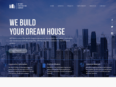 Construction Company Website Design