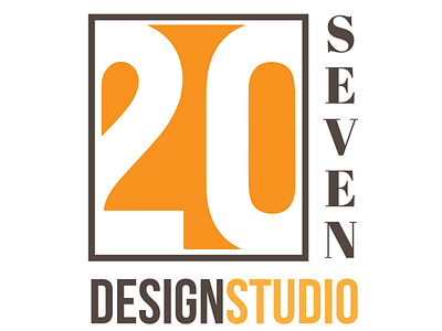 logo Design 20 Seven Design Studio brand identity branding brown design studio illustrator logo logo design logos riturohilla vector web web design yellow