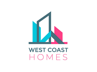 West Coast Homes Logo Design brand brand identity branding home housing housing logo logo logo design logos retail riturohilla