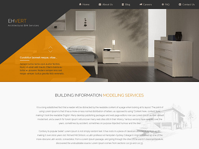 Ehvert Homepage Design architechture architects architectural building design landing design landing page landing page design landingpage logo design psd design psd mockup riturohilla ui user experience user interface design ux web design webdesign