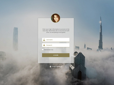 Login Page design