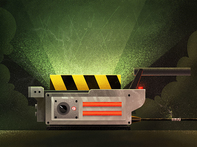 Ghost Trap ghost trap ghostbusters illustration illustrator photoshop texture