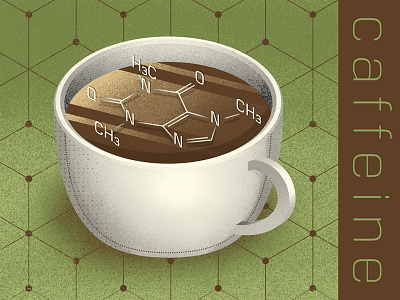Mug caffeine coffee isometric mug