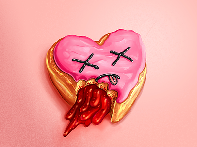 Heart Donut heart