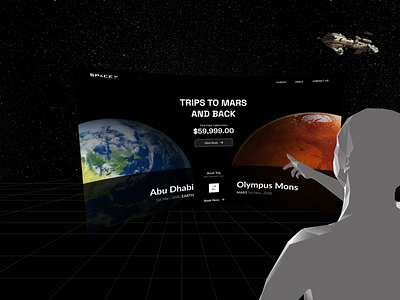 Virtual Reality Web Interface