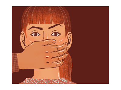 Information or gossip? girl graphics illustrations people silence splenitis vector woman