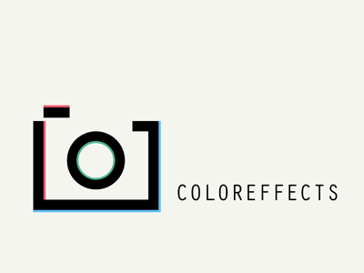 C O L O R E F F E C T S brand online shop simplify flat design store webdesign color graphic photo logo branding photography icon camera