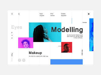 Modelling format design type typography ui web website
