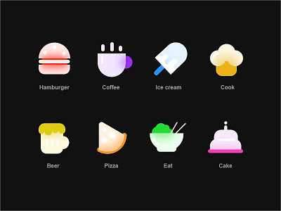 Frosted glass icon design icon type ui