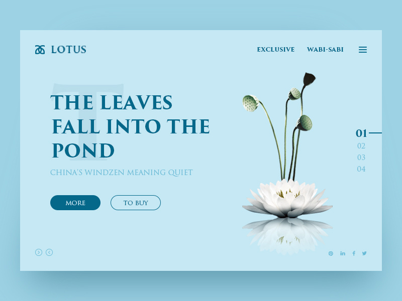 Lotus format type website ux web typography ui design