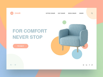 The chair format design type typography ui ux web website