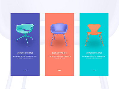 Chair guide design type typography ui