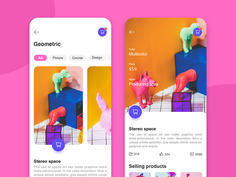 Toy shopping app by Wetally on Dribbble