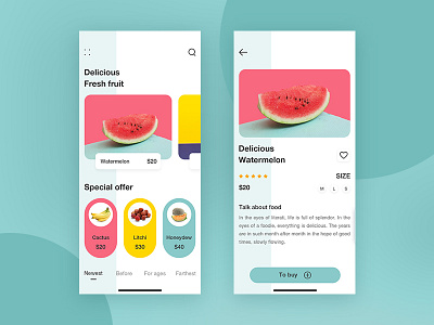 Delicious fruit app