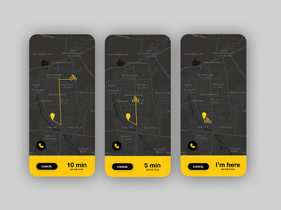 Bike Messenger Map View design figma interface ui uidesign userinterface