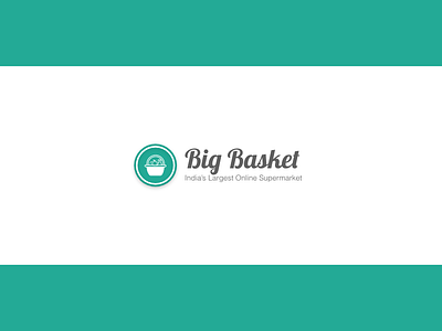 Big Basket Logo branding interface logo ui ui design uidesign xd