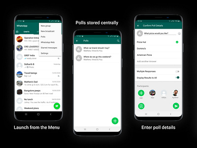 Poll Feature for WhatsApp