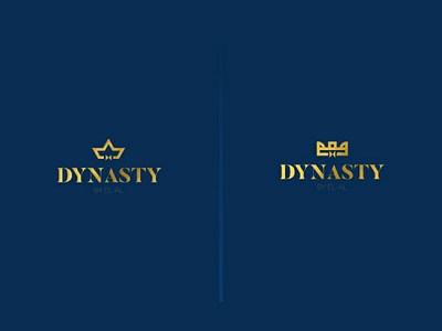Dynasty concept comparison airline brand branding gold logo logomark mark minimal premium symbol vector vip