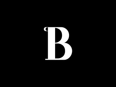 Letter B Exploration branding design flourish logo mark minimal ornament type typedesign typeface typogaphy vector