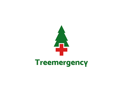 Treemergency Logo branding design flat flat. icon logo mark minimal symbol vector