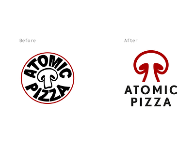 Atomic Pizza Logo Redesign