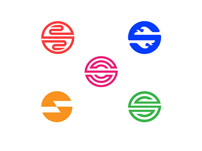 S lettermark exploration branding creative design graphic design illustrator letter lettermark logo logo design logo exploration mark minimal