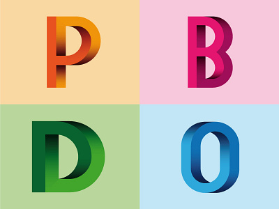 1/2 Letters Exploration colors creative design gradient graphic design inspiration letters logo logo design minimal minimalist monogram typography vector